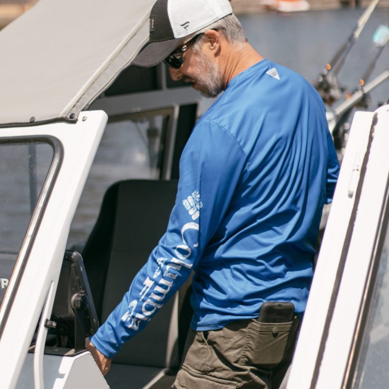 a man sitting in a car